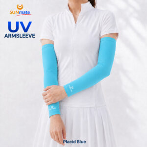 ปลอกแขนกันUV size M : Placid blue